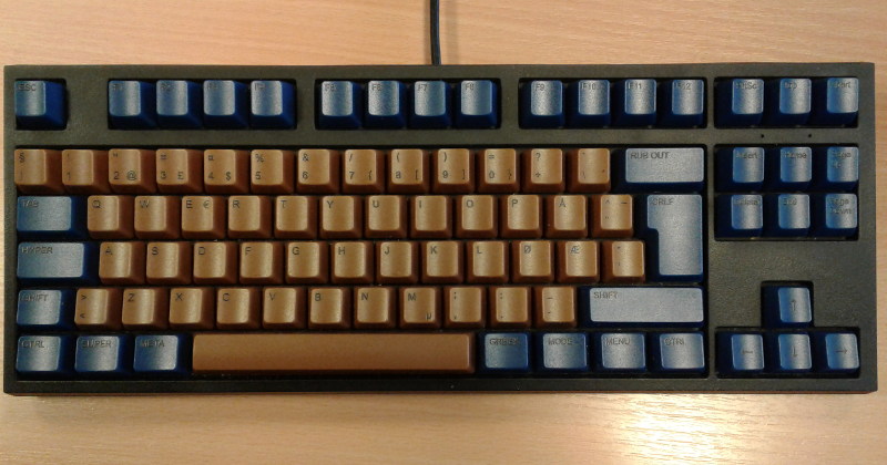 Symbolics tribute keyboard